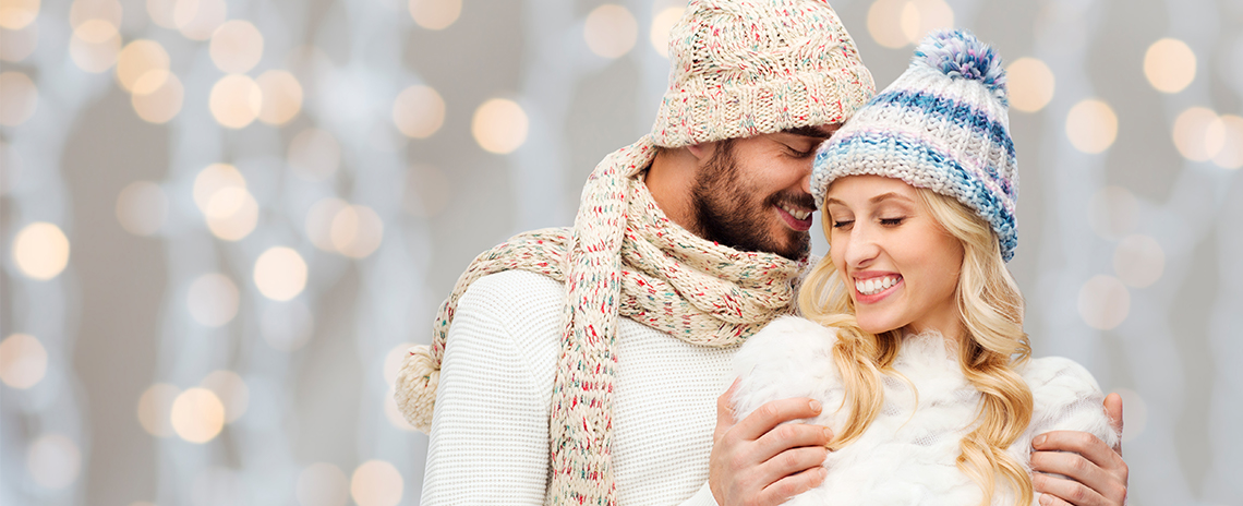 Couple smiling after appointemt for holiday season dentist in Livermore